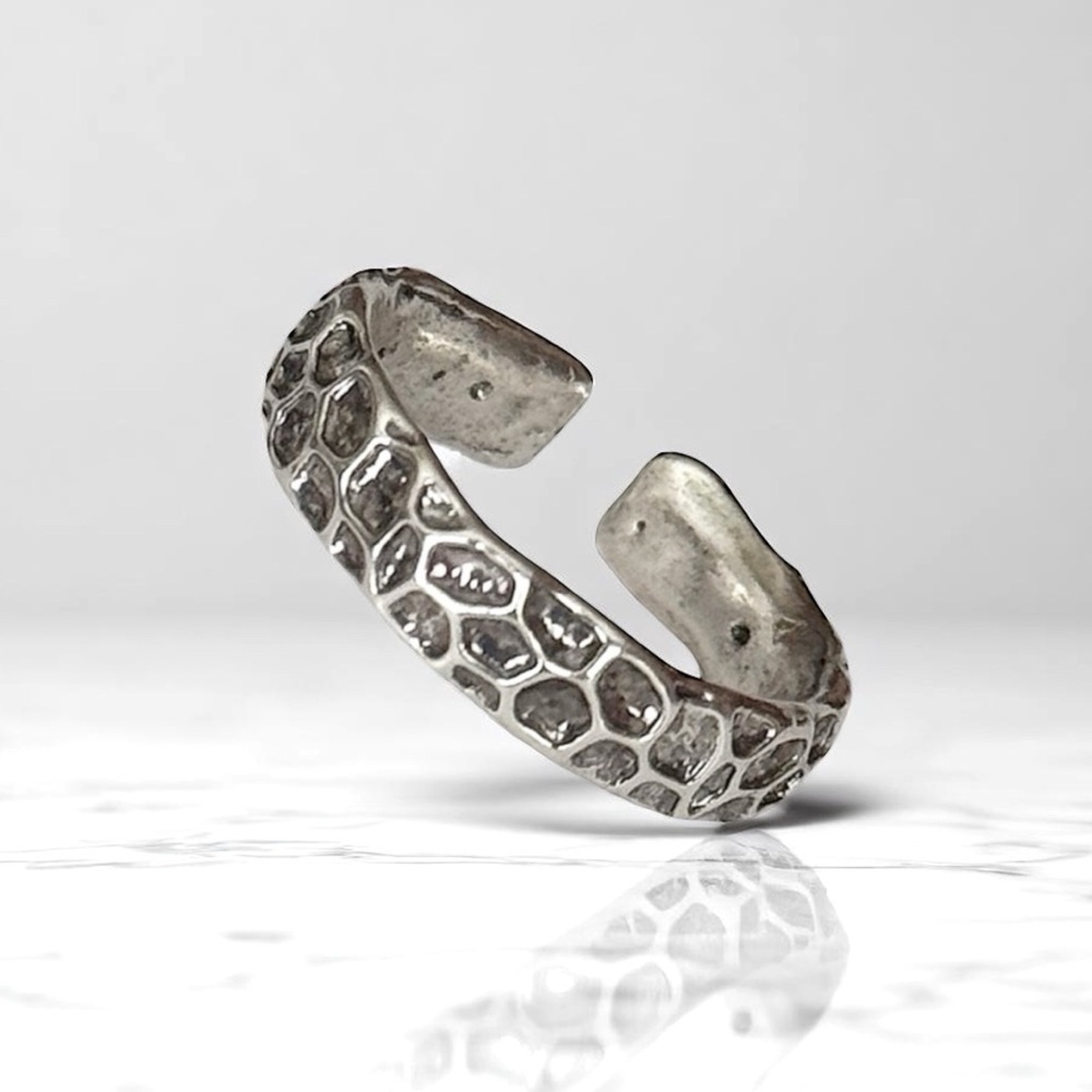 5 For $25💫Trendy Modish Silver Ring